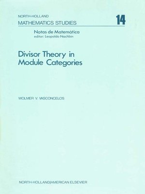 cover image of Divisor Theory in Module Categories